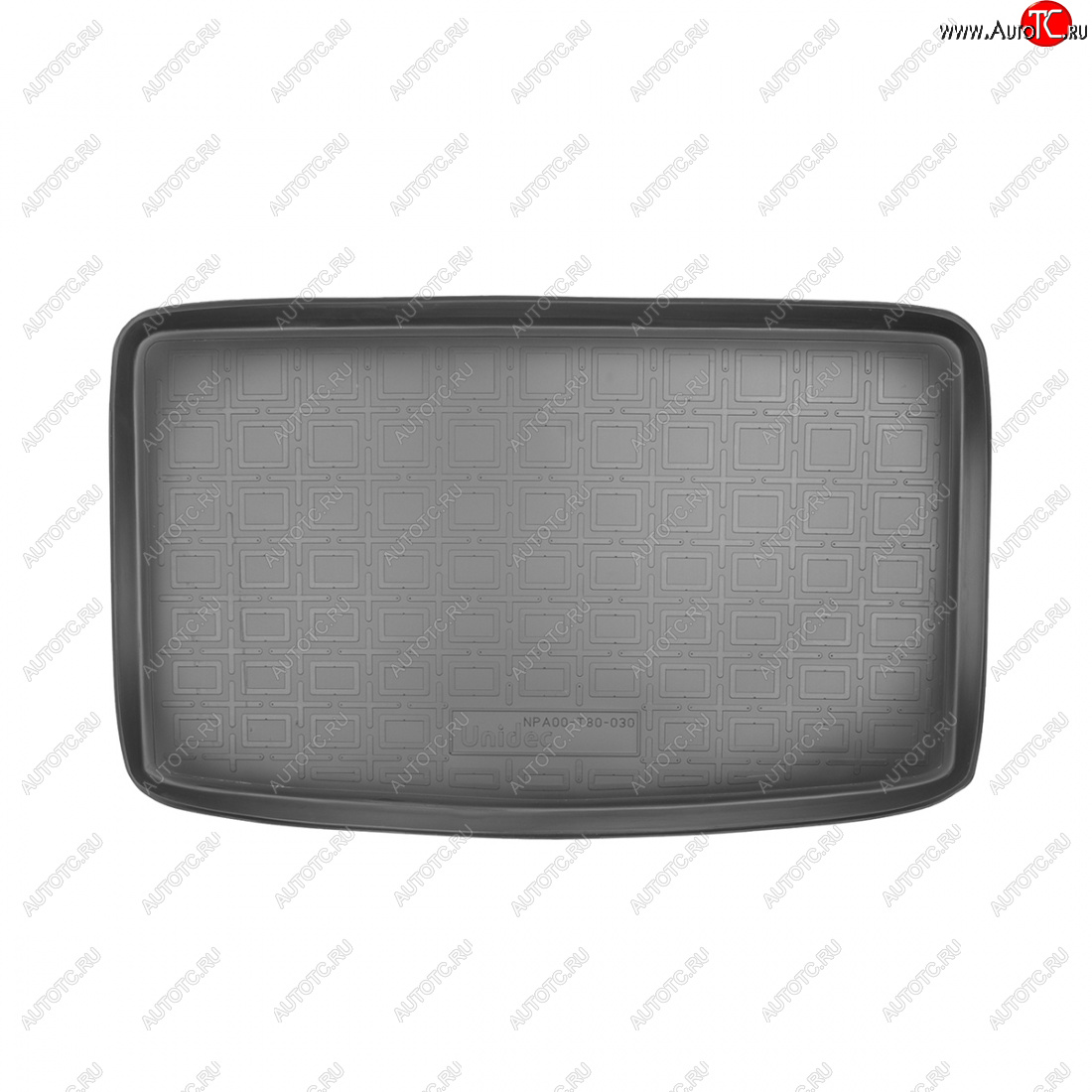 1 599 р. Коврик багажника Norplast Unidec (7 мест разложенный 3-й ряд)  Volkswagen Sharan  MK2,7N (2010-2015) дорестайлинг (черный)  с доставкой в г. Майкоп