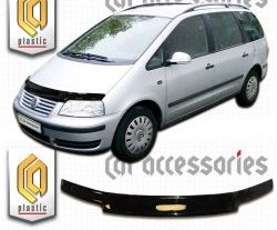 Дефлектор капота CA Plastic Volkswagen Sharan ( 7M9,  7M6) (2000-2010) 1-ый рестайлинг, 2-ой рестайлинг