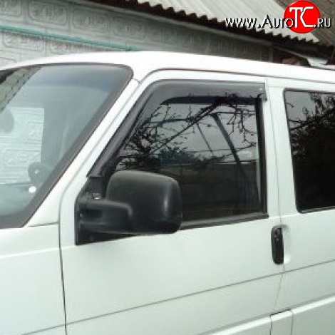 999 р. Комплект дефлекторов окон (ветровиков) 2 шт. Russtal Volkswagen Transporter T4 дорестайлинг (1990-1996)  с доставкой в г. Майкоп