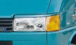 1 649 р. Реснички на фары CT Volkswagen Transporter T4 дорестайлинг (1990-1996) (Неокрашенные)  с доставкой в г. Майкоп. Увеличить фотографию 2