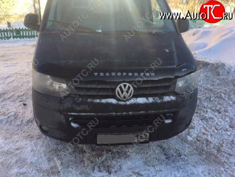 999 р. Дефлектор капота Russtal (вариант Б) Volkswagen Transporter T5 рестайлинг (2009-2015)  с доставкой в г. Майкоп