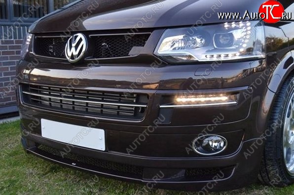 9 049 р. Решётка радиатора ABT-style Volkswagen Transporter T5 рестайлинг (2009-2015) (Неокрашенная)  с доставкой в г. Майкоп