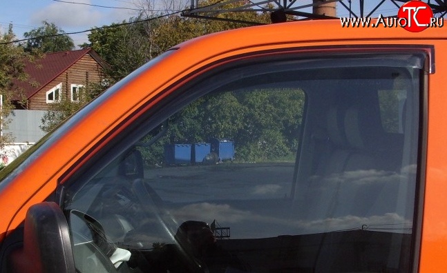 319 р. Дефлекторы окон (ветровики) Novline 2 шт. Volkswagen Transporter T5 дорестайлинг (2003-2009)  с доставкой в г. Майкоп