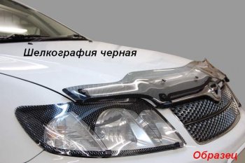 2 799 р. Дефлектор капота CA-Plastik (exclusive) Volkswagen Multivan T6 дорестайлинг (2016-2019) (Classic черный, Без надписи)  с доставкой в г. Майкоп. Увеличить фотографию 6