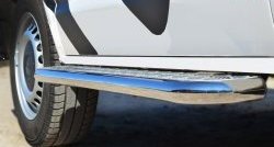 15 899 р. Широкая защита порогов SLITKOFF Volkswagen Transporter T6 дорестайлинг (2015-2019)  с доставкой в г. Майкоп. Увеличить фотографию 2