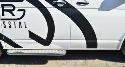 15 899 р. Широкая защита порогов SLITKOFF Volkswagen Transporter T6 дорестайлинг (2015-2019)  с доставкой в г. Майкоп. Увеличить фотографию 4