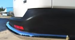 16 999 р. Защита заднего бампера (Ø63 мм, нержавейка) SLITKOFF Volkswagen Transporter T5 рестайлинг (2009-2015)  с доставкой в г. Майкоп. Увеличить фотографию 3