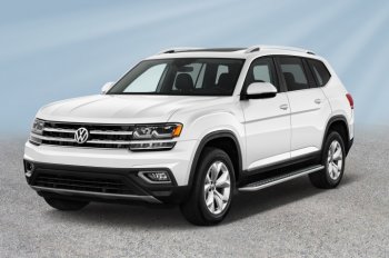 Пороги с листом d57 Slitkoff Volkswagen Teramont  CA1 (2016-2020) дорестайлинг