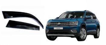 Дефлектора окон SIM Volkswagen Teramont CA1 дорестайлинг (2016-2020)
