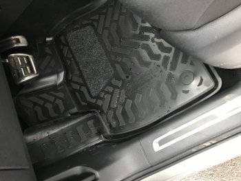 1 799 р. Коврики в салон Aileron 3D Volkswagen Tiguan Mk2 дорестайлинг (2016-2020)  с доставкой в г. Майкоп. Увеличить фотографию 6