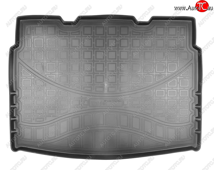 1 799 р. Коврик в багажник Norplast Unidec (на нижнюю полку)  Volkswagen Tiguan  Mk2 (2016-2022) дорестайлинг, рестайлинг (Цвет: черный)  с доставкой в г. Майкоп