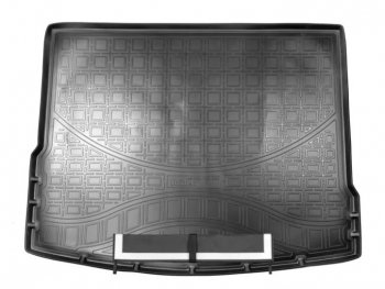 Коврик в багажник Norplast Volkswagen Tiguan  Mk2 (2016-2022) дорестайлинг, рестайлинг (Черный с фартуком)