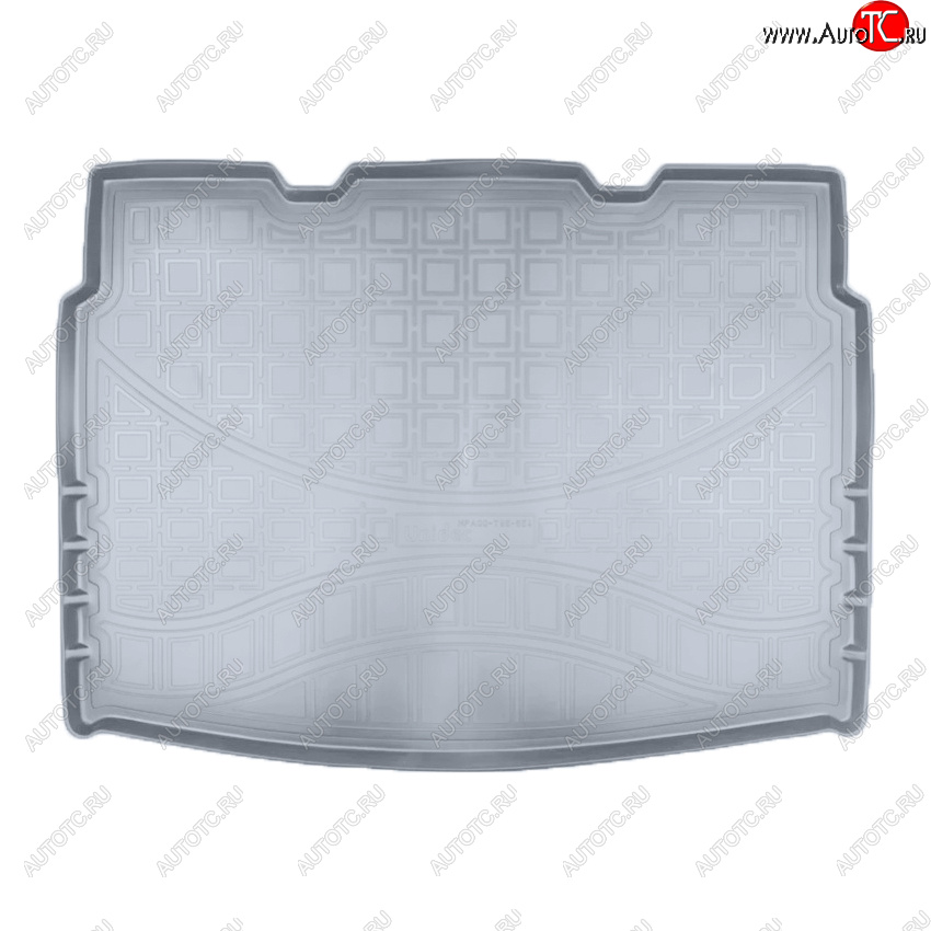 2 199 р. Коврик багажника Norplast Unidec (нижняя полка)  Volkswagen Tiguan  Mk2 (2016-2022) дорестайлинг, рестайлинг (Цвет: серый)  с доставкой в г. Майкоп