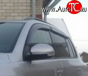 999 р. Комплект дефлекторов окон (ветровиков) 4 шт. Russtal Volkswagen Tiguan NF дорестайлинг (2006-2011)  с доставкой в г. Майкоп