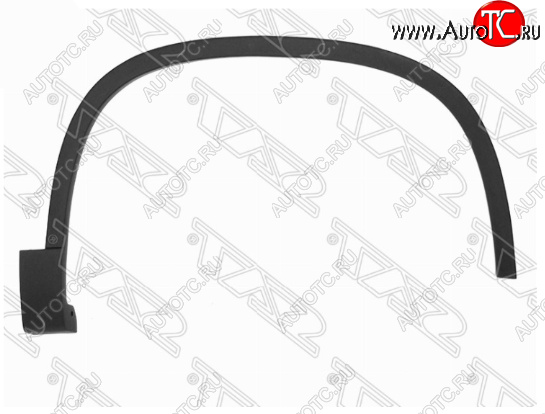 1 279 р. Правый молдинг арки крыла SAT (передний) Volkswagen Tiguan NF дорестайлинг (2006-2011)  с доставкой в г. Майкоп