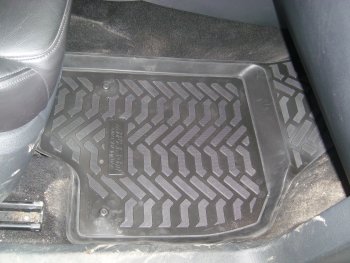 1 699 р. Коврики салона Aileron (3D с подпятником) Volkswagen Tiguan NF дорестайлинг (2006-2011)  с доставкой в г. Майкоп. Увеличить фотографию 2