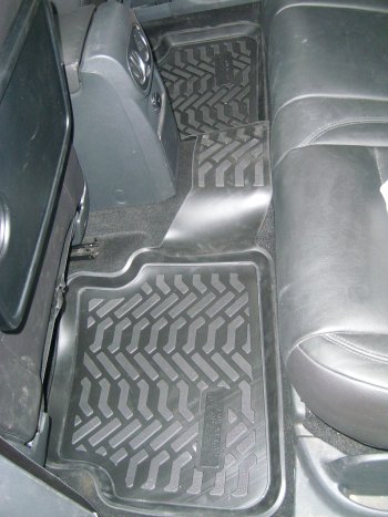 1 699 р. Коврики салона Aileron (3D с подпятником) Volkswagen Tiguan NF дорестайлинг (2006-2011)  с доставкой в г. Майкоп. Увеличить фотографию 3