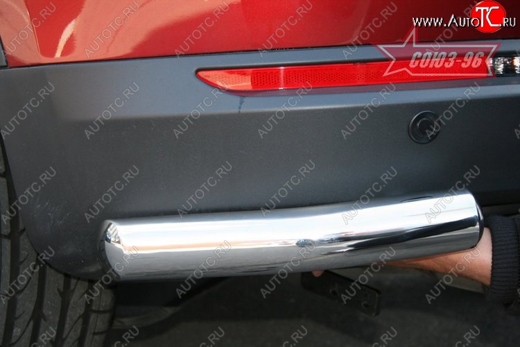 9 089 р. Защита задняя уголки d 60 (компл. 2 шт) Volkswagen Tiguan NF дорестайлинг (2006-2011)  с доставкой в г. Майкоп