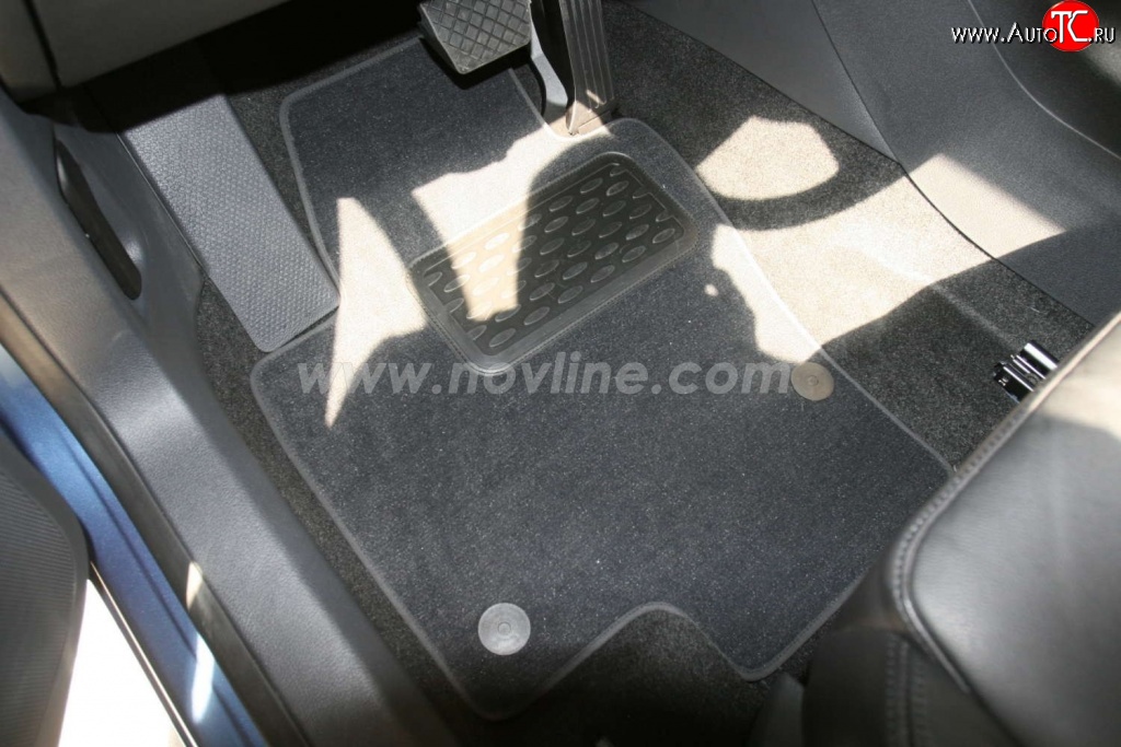 9 549 р. Комплект ковриков в салон Element 5 шт. (текстиль) Volkswagen Tiguan NF дорестайлинг (2006-2011)  с доставкой в г. Майкоп