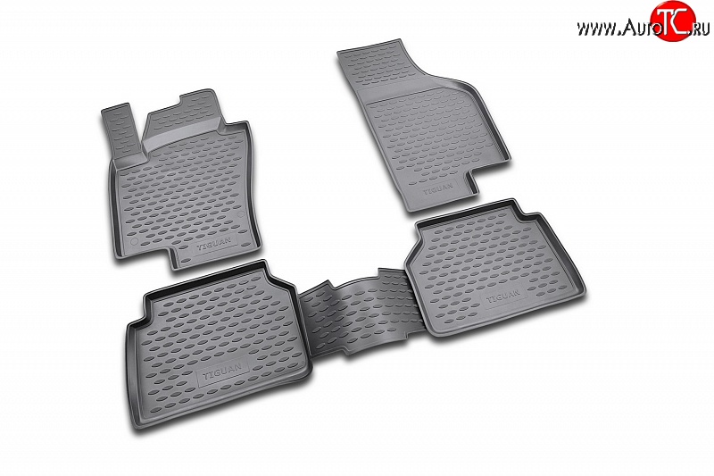 2 589 р. Коврики в салон Element 4 шт. (полиуретан) Volkswagen Tiguan NF дорестайлинг (2006-2011)  с доставкой в г. Майкоп