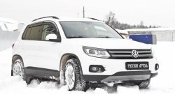 1 239 р. Зимняя заглушка решетки переднего бампера (Track & Field) РА Volkswagen Tiguan NF рестайлинг (2011-2017)  с доставкой в г. Майкоп. Увеличить фотографию 4