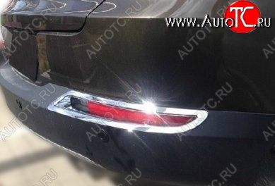 3 599 р. Накладки на задние отражатели СТ Volkswagen Tiguan NF рестайлинг (2011-2017)  с доставкой в г. Майкоп