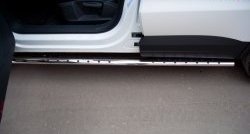 16 649 р. Защита порогов для ног из овальной трубы диаметром 75x42 мм (Track & Field) Russtal Volkswagen Tiguan NF рестайлинг (2011-2017)  с доставкой в г. Майкоп. Увеличить фотографию 3