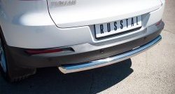 16 699 р. Одинарная защита заднего бампера из трубы диаметром 63 мм (Sport & Style) SLITKOFF Volkswagen Tiguan NF рестайлинг (2011-2017)  с доставкой в г. Майкоп. Увеличить фотографию 3