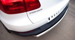 16 699 р. Одинарная защита заднего бампера из трубы диаметром 63 мм (Track & Field) SLITKOFF Volkswagen Tiguan NF рестайлинг (2011-2017)  с доставкой в г. Майкоп. Увеличить фотографию 3