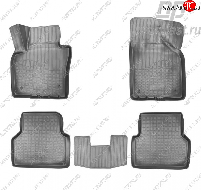 2 569 р. Комплект салонных ковриков Norplast 3D  Volkswagen Tiguan  NF (2011-2017) рестайлинг  с доставкой в г. Майкоп