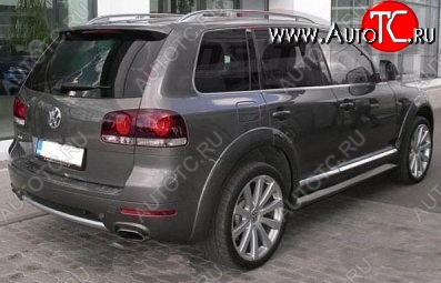 9 649 р. Накладки на колёсные арки CT v2 Volkswagen Touareg 1 GP рестайлинг (2006-2010) (Неокрашенные)  с доставкой в г. Майкоп