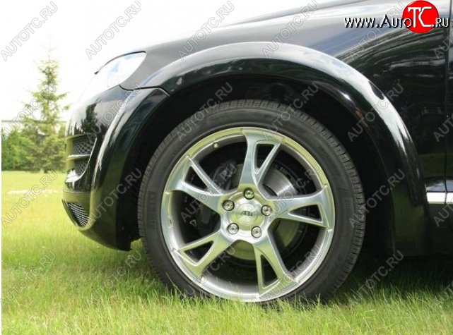 9 649 р. Накладки на колёсные арки CT Volkswagen Touareg 1 GP дорестайлинг (2002-2007) (Неокрашенные)  с доставкой в г. Майкоп