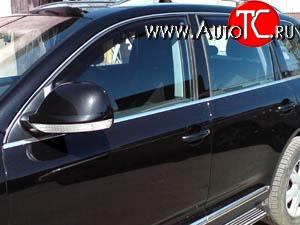 2 099 р. Дефлекторы окон (ветровики) Novline 4 шт Volkswagen Touareg GP дорестайлинг (2002-2007)  с доставкой в г. Майкоп