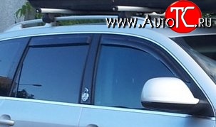 999 р. Комплект дефлекторов окон (ветровиков) 4 шт. Russtal Volkswagen Touareg GP дорестайлинг (2002-2007)  с доставкой в г. Майкоп