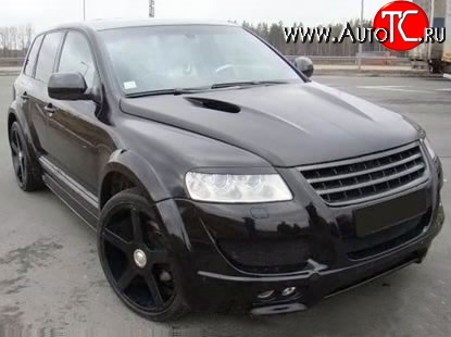 37 849 р. Пластиковый капот Techart Magnum Style 7L Volkswagen Touareg GP дорестайлинг (2002-2007) (Неокрашенный)  с доставкой в г. Майкоп