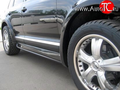 14 149 р. Пороги накладки JE DESIGN Style 7L Volkswagen Touareg GP дорестайлинг (2002-2007) (Неокрашенные)  с доставкой в г. Майкоп
