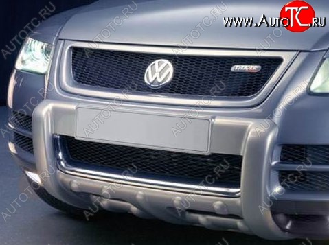 2 749 р. Решётка радиатора Sport Volkswagen Touareg GP дорестайлинг (2002-2007) (Неокрашенная)  с доставкой в г. Майкоп