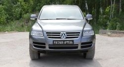 899 р. Реснички на фары RA Volkswagen Touareg GP дорестайлинг (2002-2007) (Неокрашенные)  с доставкой в г. Майкоп. Увеличить фотографию 3