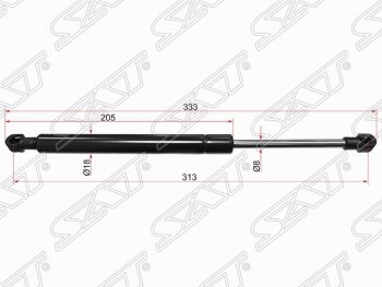 Газовый упор крышки багажника SAT Volkswagen Touareg  GP (2002-2010) дорестайлинг, рестайлинг
