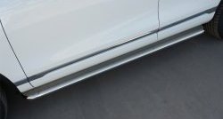 84 999 р. Широкая защита порогов Russtal Volkswagen Touareg NF рестайлинг (2014-2018) (Поверхность листа (вариант 1))  с доставкой в г. Майкоп. Увеличить фотографию 5