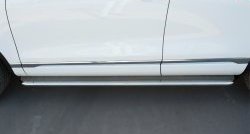 84 999 р. Широкая защита порогов Russtal Volkswagen Touareg NF рестайлинг (2014-2018) (Поверхность листа (вариант 1))  с доставкой в г. Майкоп. Увеличить фотографию 7