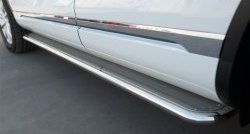 84 999 р. Широкая защита порогов Russtal Volkswagen Touareg NF рестайлинг (2014-2018) (Поверхность листа (вариант 1))  с доставкой в г. Майкоп. Увеличить фотографию 11