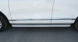 94 999 р. Широкая защита порогов Russtal Volkswagen Touareg NF рестайлинг (2014-2018) (Поверхность листа (вариант 1))  с доставкой в г. Майкоп. Увеличить фотографию 11