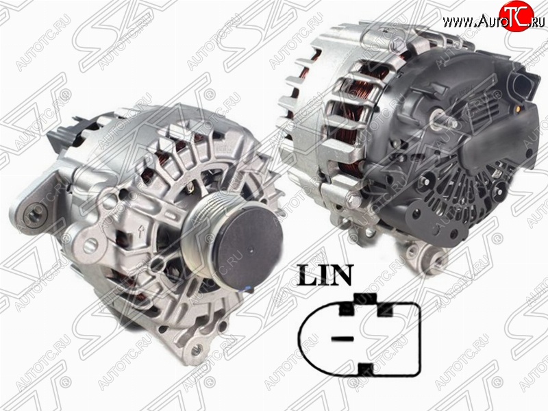7 199 р. Генератор (75P 3,6) SAT  Volkswagen Touareg  NF (2010-2018) дорестайлинг, рестайлинг  с доставкой в г. Майкоп
