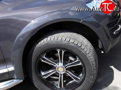 15 699 р. Комплект накладок на колёсные арки R-Line 7L Volkswagen Touareg 1 GP рестайлинг (2006-2010) (Неокрашенные)  с доставкой в г. Майкоп