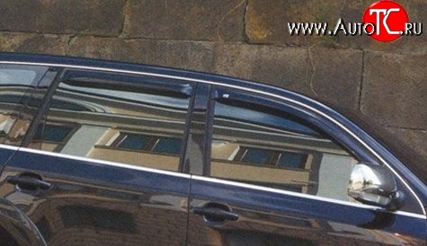 1 799 р. Комплект дефлекторов окон SkyLine Volkswagen Touareg NF дорестайлинг (2010-2014)  с доставкой в г. Майкоп