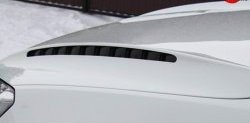 27 649 р. Пластиковый капот Enco Design Volkswagen Touareg NF дорестайлинг (2010-2014) (Неокрашенный)  с доставкой в г. Майкоп. Увеличить фотографию 2