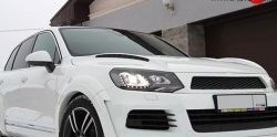 27 649 р. Пластиковый капот Enco Design Volkswagen Touareg NF дорестайлинг (2010-2014) (Неокрашенный)  с доставкой в г. Майкоп. Увеличить фотографию 3