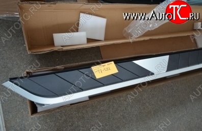 11 399 р. Пороги CT v2 Volkswagen Touareg NF дорестайлинг (2010-2014)  с доставкой в г. Майкоп