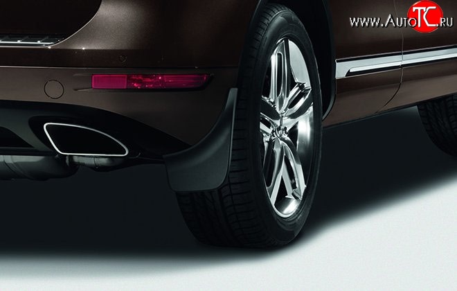1 249 р. Задние брызговики NovLine 2 шт. Volkswagen Touareg NF дорестайлинг (2010-2014)  с доставкой в г. Майкоп